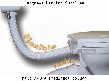 Flexible flush pipe set 2